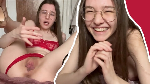 Intense Teen Squirt!! Hufe Labia Orgasm!!!