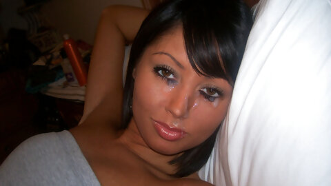 Cute Small Teen Gags On A Huge Dick